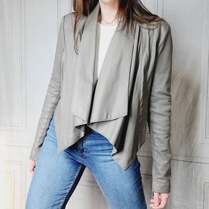 BCBGMAXAZRIA Stone Leather Jacket